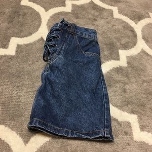jean skirt